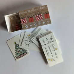 Adventkalender Päckchen Natur ☆Streichholzschachtelkalender☆