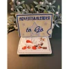 Adventkalender to Go bestickt, mit Blister, Mini-Adventskalender, Geschenk ,Mitbringsel, Sofortkauf