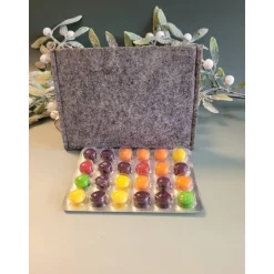 Adventkalender to Go, mit Blister, Mini-Kalender ,Geschenk ,Mitbringsel, Sofortkauf,Weihnachten,Personalisierbar