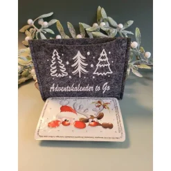 Adventkalender to Go, mit Blister, Mini-Adventkalender, Geschenk ,Mitbringsel, Sofortkauf,Weihnachten,Personalisierbar
