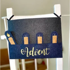 Advents Plakat der Adventskranz fürs Büro