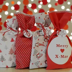 Adventskalender, 24 Adventskalender Säckchen zum Selbstbefüllen