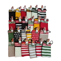 Adventskalender, Adventskalender gestrickt zum Befüllen