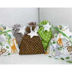 Adventskalender affe dschungl tier Kalender Advent selber befüllen Säckchen Baumwolle Taschen Tüten Türchen Weihnachten