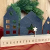 Adventskalender aus Holz – Skandinavische Häuser zum Gestalten