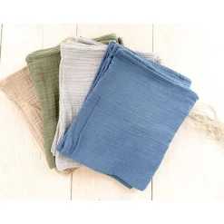 Adventskalender aus Musselin, für Jungs, XXL Säckchen aus Stoff zum Befüllen, wieder verwendbar