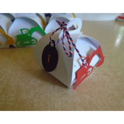 Adventskalender Bagger Weihnachtskalender Trecker  Kinder Junge Zierschachteln Schachteln zum Befüllen Baufahrzeug