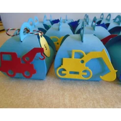 Adventskalender Baufahrzeug Weihnachtskalender Kinder Junge Zierschachteln Schachteln zum Befüllen Strassenbau