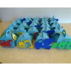 Adventskalender Baufahrzeug Weihnachtskalender Kinder Junge Zierschachteln Schachteln zum Befüllen Strassenbau