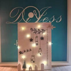 Adventskalender black & white