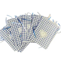 Adventskalender "blau/ weiß", Adventskalender Säckchen zum befüllen