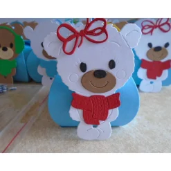 Adventskalender Bärchen Bär Teddy  Weihnachtskalender Kinder Ewachsene Zierschachteln Schachteln zum Befüllen