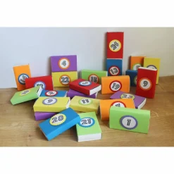 Adventskalender "Bunte XXL Streichholzschachteln" zum Selbstbefüllen aus der Manufaktur Karla