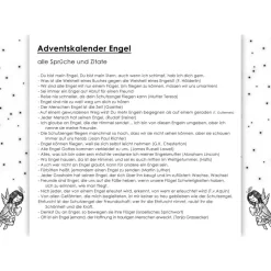 Adventskalender ENGEL Zitate Adventskalender Schutzengel Adventskalender Geschenk Adventkalender Engelsprüche