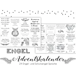 Adventskalender ENGEL Zitate Adventskalender Schutzengel Adventskalender Geschenk Adventkalender Engelsprüche