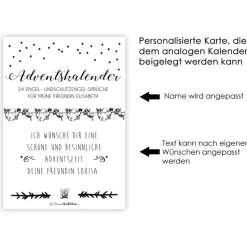 Adventskalender ENGEL Zitate Adventskalender Schutzengel Adventskalender Geschenk Adventkalender Engelsprüche
