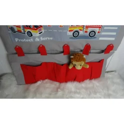 Adventskalender Feuerwehr – wandelbar zum Wandutensilo, handgemacht, 90x100 cm