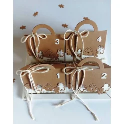 Adventskalender für 4 Adventssonntage zum Selbstbefüllen – Kreative Geschenkidee