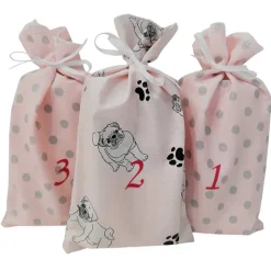Adventskalender für Tiere, 24 Adventskalender Säckchen zum befüllen