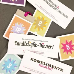 Adventskalender für Verliebte – 24 romantische Aufgaben für Paare