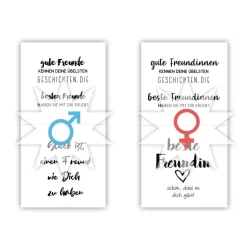 Adventskalender FREUNDSCHAFT mit 24 Botschaften für die beste Freundin oder den besten Freund Weihnachtskalender Advent