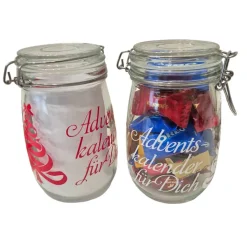 Adventskalender im Glas, Adventskalenderglas