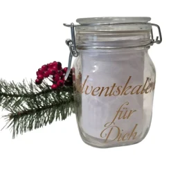 Adventskalender im Glas, Adventskalenderglas