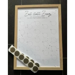 Adventskalender im Rahmen | Mitbringsel | Gastgeschenk | Kleinigkeit | zum selbstgestalten