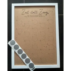 Adventskalender im Rahmen | Mitbringsel | Gastgeschenk | Kleinigkeit | zum selbstgestalten