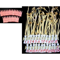 Adventskalender Komplettset XXL Wandbehang Türhänger Adventszeit – Stoff Säckchen zum Befüllen
