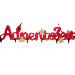 Adventskalender Komplettset XXL Wandbehang Türhänger Adventszeit – Stoff Säckchen zum Befüllen