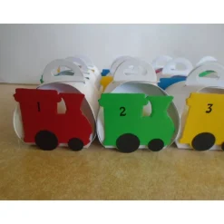 Adventskalender Lok Lokomotive Weihnachtskalender Kinder Junge Zierschachteln Schachteln zum Befüllen