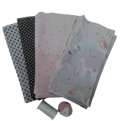 Adventskalender mit Einhorn Motiv, 24 Adventskalender Säckchen zum Selbstbefüllen