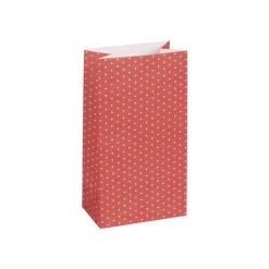 Adventskalender Papiertüten mit Sticker rot weiß | Weihnachtskalender