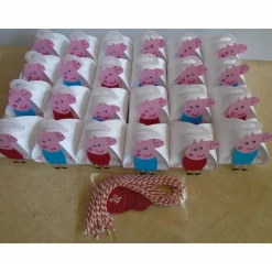 Adventskalender Peppa Pig Schwein Wutz Schweinchen Weihnachtskalender Kinder Zierschachteln Schachteln zum Befüllen