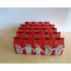 Adventskalender Pinguin SONDERANGEBOT Weihnachtskalender kleine Milchschachteln Junge Mädchen zum Befüllen