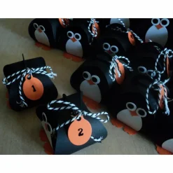 Adventskalender Pinguin Weihnachtskalender Kinder Zierschachteln Boxen Schachteln zum  Befüllen  Mädchen Advent