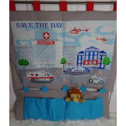 Adventskalender Polizeistation – wandelbar in Wandutensilo, handgemacht & vielseitig