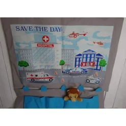 Adventskalender Polizeistation – wandelbar in Wandutensilo, handgemacht & vielseitig