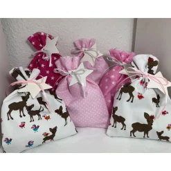 Adventskalender reh bambi rehkitz Kalender Advent selber befüllen Säckchen Baumwolle Taschen Tüten Türchen Weihnachten