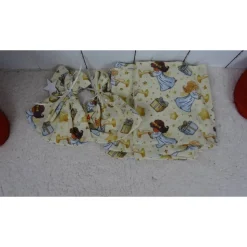 Adventskalender Schneemänner handgemacht mit LED-Lichterkette personalisiert Baumwolle