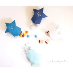 Adventskalender Sterne zum Befüllen