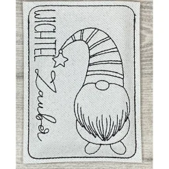 Adventskalender to go, bestickt, Wichtel, Gnom, Advent, Vorweihnacht, Geschenk, Mini-Kalender, Vorfreude, Weihnachten !