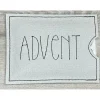 Adventskalender to go, bestickt, Nikolaus, Advent, Vorweihnacht, Geschenk, Mini-Kalender, Vorfreude, Weihnachten !