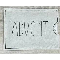 Adventskalender to go, bestickt, Nikolaus, Advent, Vorweihnacht, Geschenk, Mini-Kalender, Vorfreude, Weihnachten !