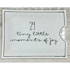 Adventskalender to go, bestickt, Nikolaus, Advent, Vorweihnacht, Geschenk, Mini-Kalender, Vorfreude, Weihnachten !