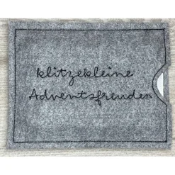 Adventskalender to go, bestickt, Nikolaus, Advent, Vorweihnacht, Geschenk, Mini-Kalender, Vorfreude, Weihnachten !