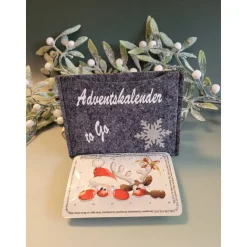 Adventskalender to Go, mit Blister, Mini-Adventskalender, Geschenk ,Mitbringsel, Sofortkauf,Weihnachten,Personalisierbar