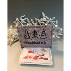 Adventskalender to Go, mit Blister, Mini-Adventskalender, Geschenk ,Mitbringsel, Sofortkauf,Weihnachten,Personalisierbar