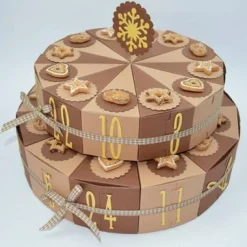 Adventskalender Torte - Brezel